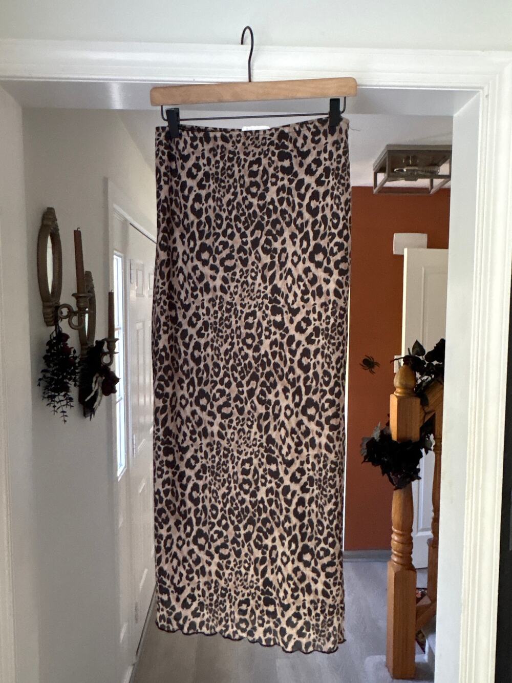 Primark Cheetah Print Maxi Skirt Small